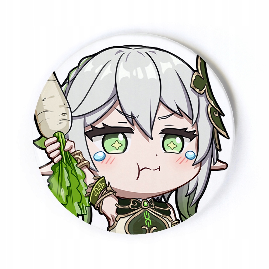 Przypinka anime Genshin Impact chibi Nahida 58 mm