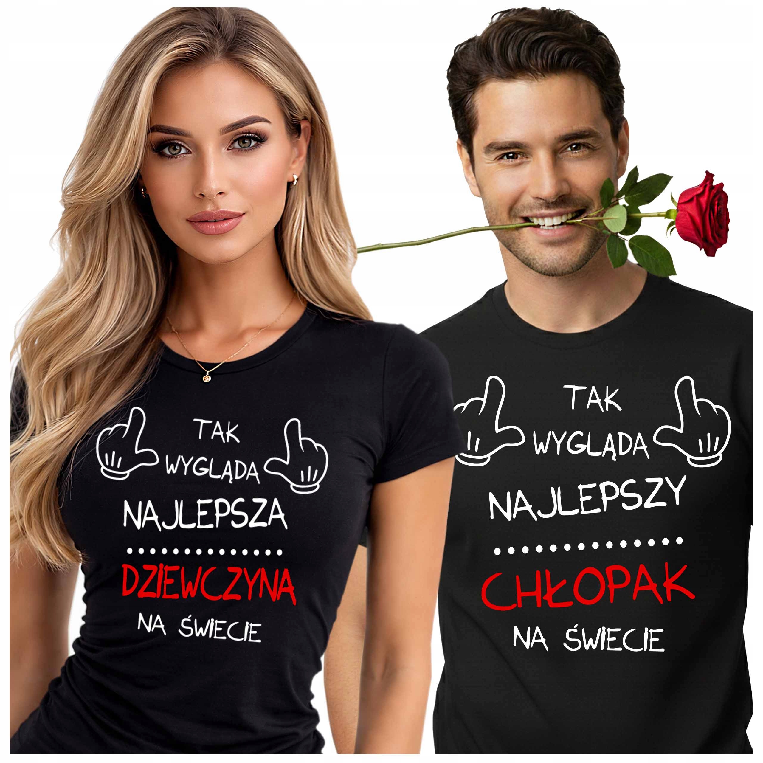 Valentýnské trička pro Páry Takhle vypadá Nejlepší Dívka a chlapec XX