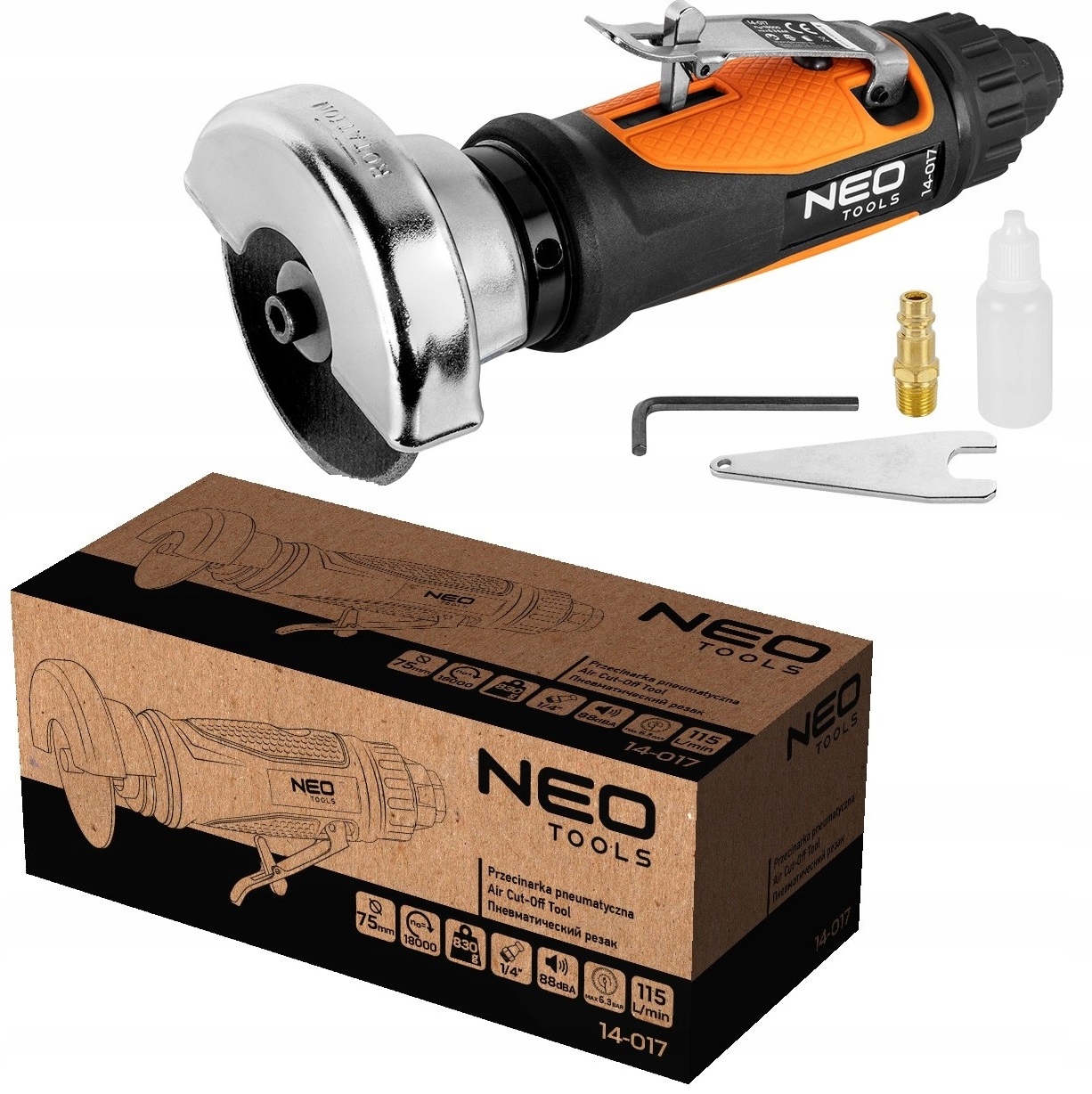 Neo Pneumatická rezačka 75 mm