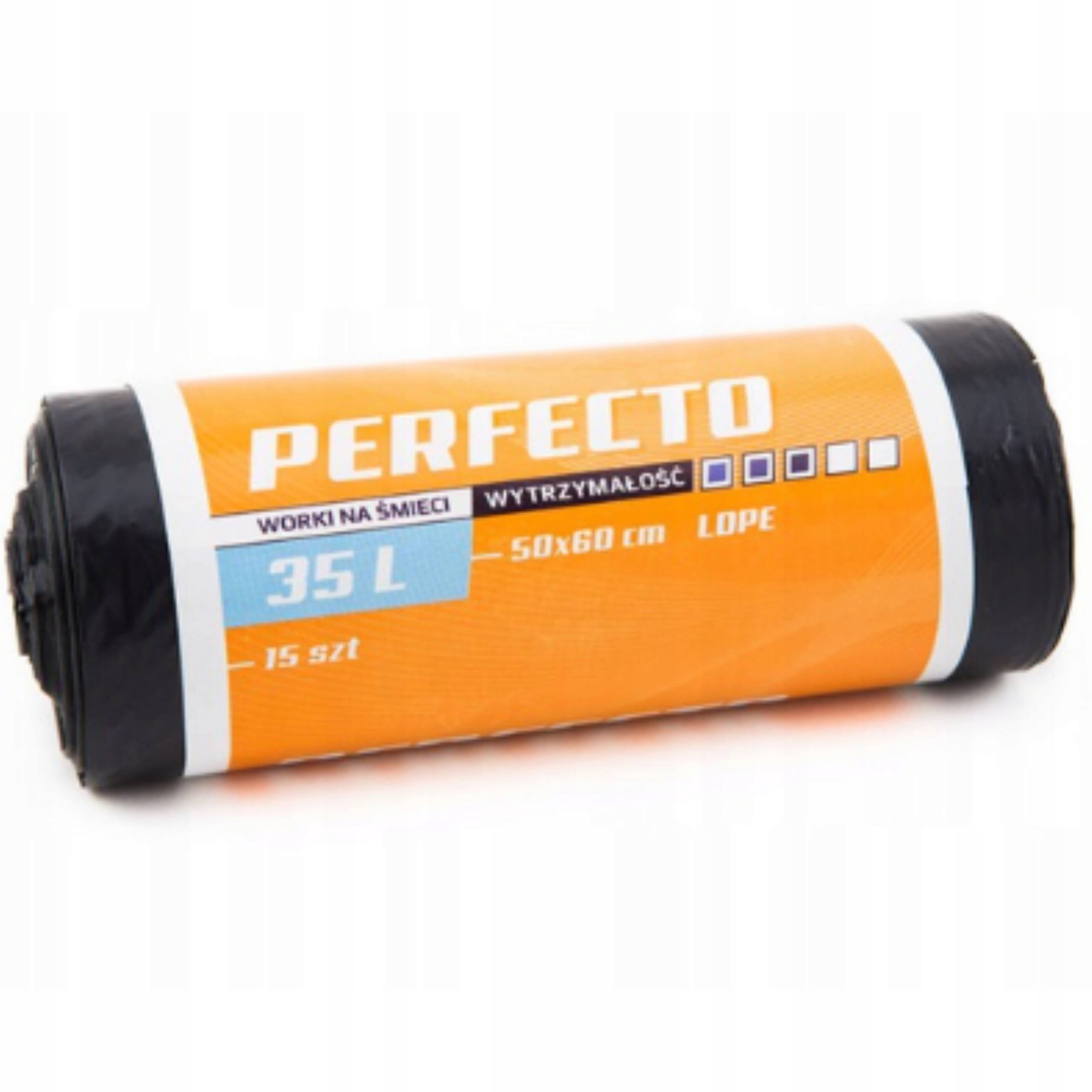 

Perfecto Worki na śmieci Ldpe 35L 15 sztuk