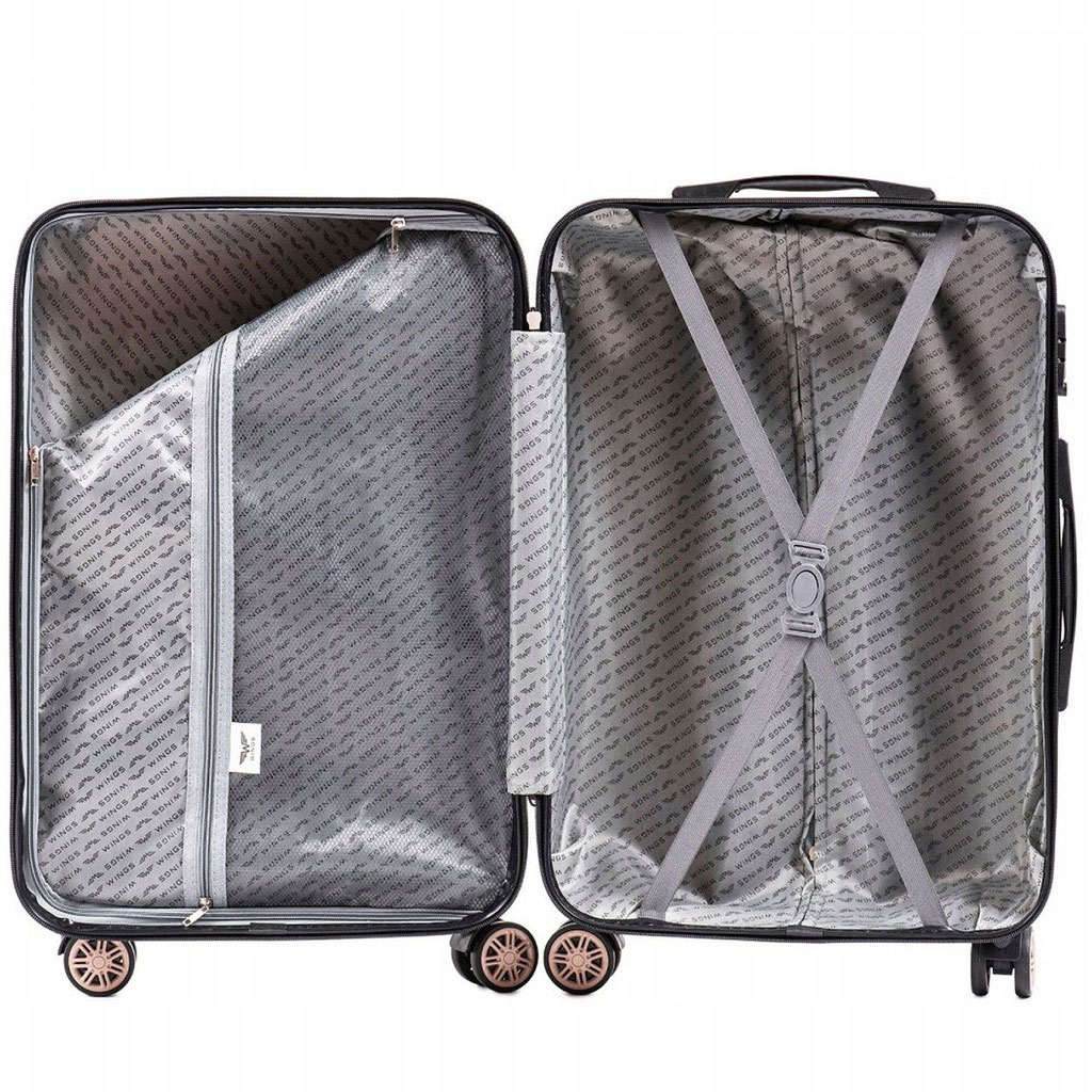 DUŻA WALIZKA PREMIUM 97L MOCNY POLICARBON 565G Model african eagle