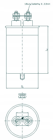KONDENSATOR ELECTRONICON 80mF E62.Q17-803C60 MKP-1 Marka inny