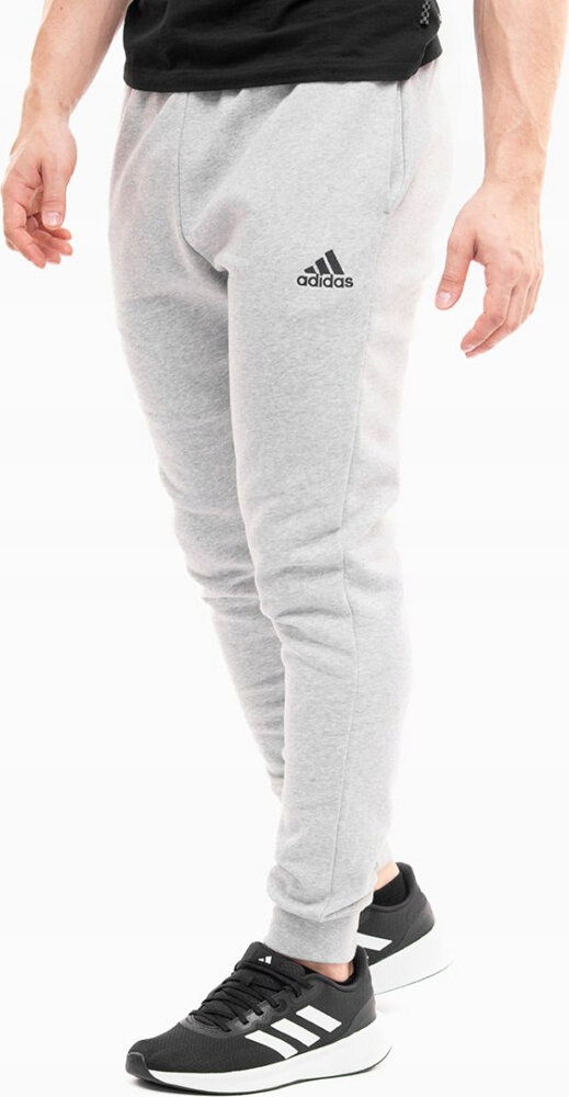 Pánské Kalhoty Adidas Essentials Fleece Tapered Šedé HL2230 vel. 2XL