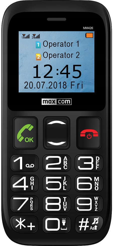 Telefon pro seniory MaxCom MM426 Se
