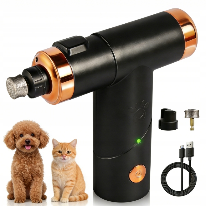 Levně Elektrický Pilník Na Drápky Pro Zvířata, Stříhač Drápků Pro Psy A Kočky, Bruska