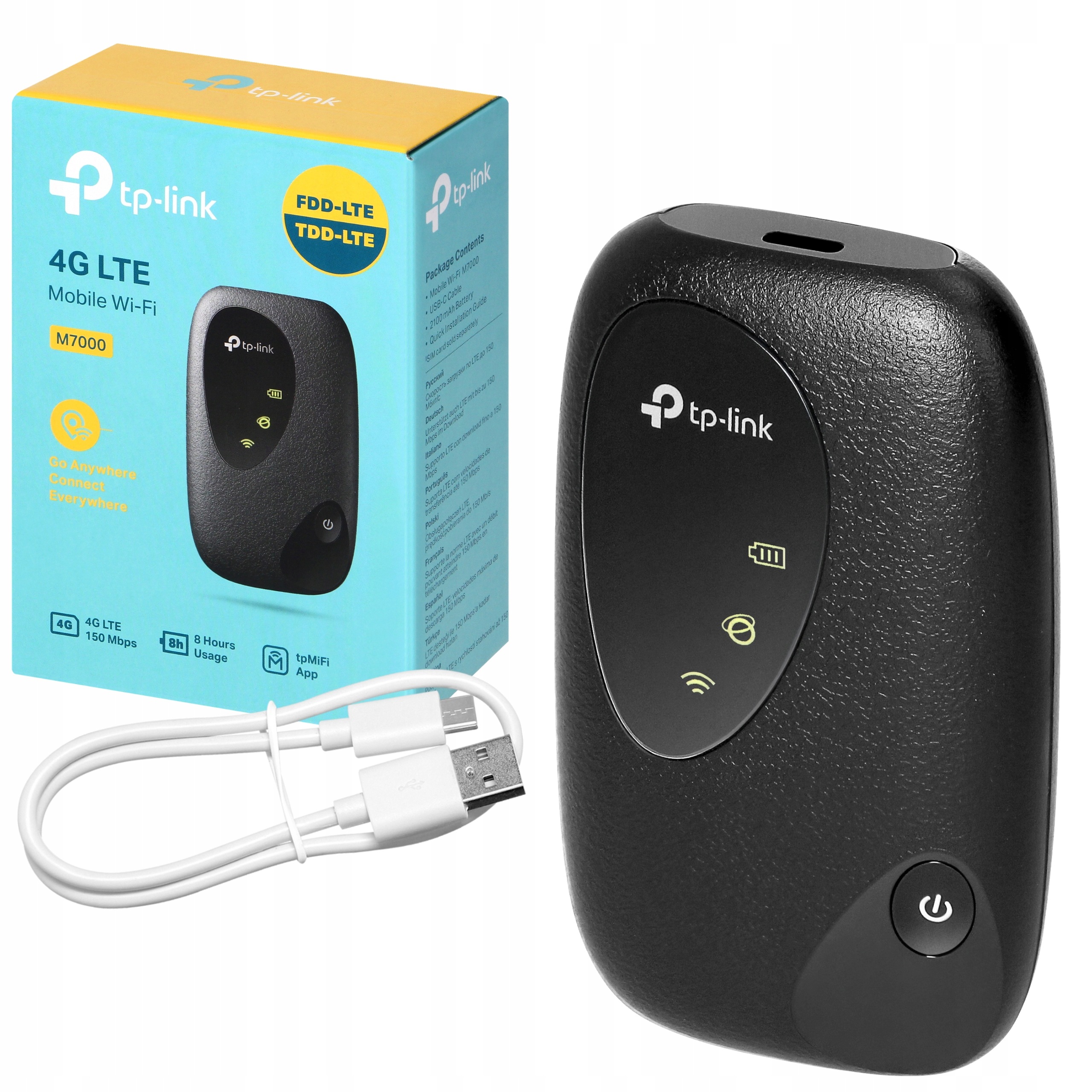 TP-Link M7000 Mobilní Lte router Hotspot WiFi Přenosný Lte hotspot