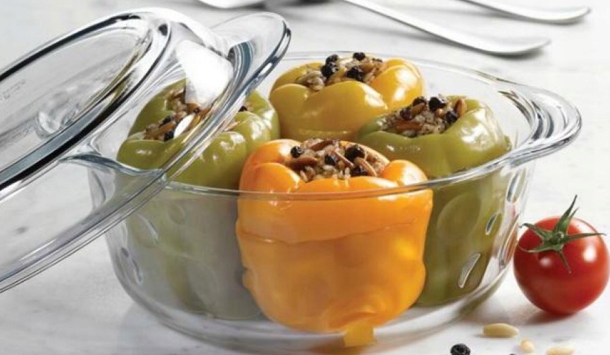 SZKLANE NACZYNIE ŻAROODPORNE POKRYWKĄ OKRĄGŁE 1,4L Kod producenta 59023