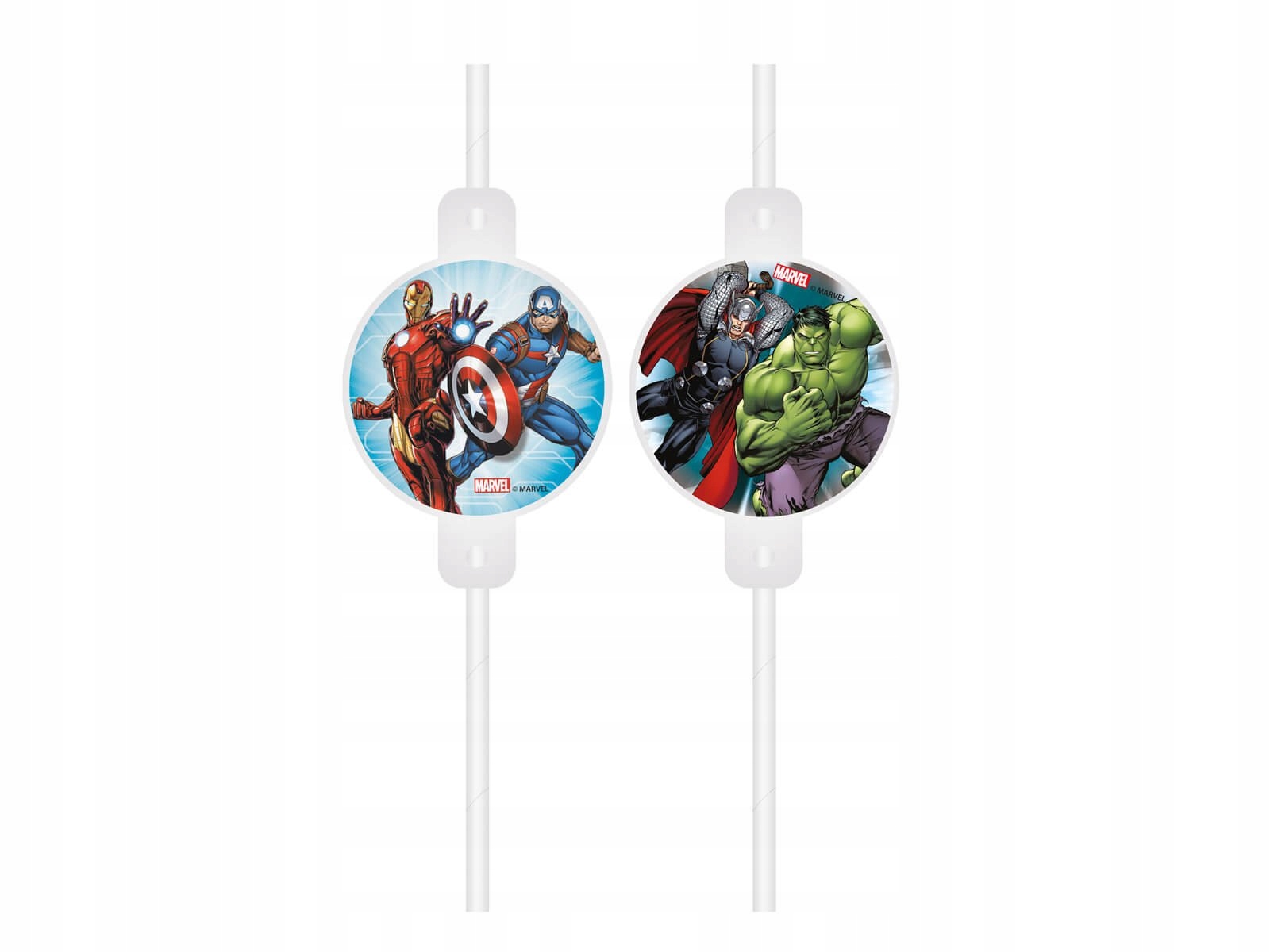 

Słomki urodzinowe Mighty Avengers - 4 szt