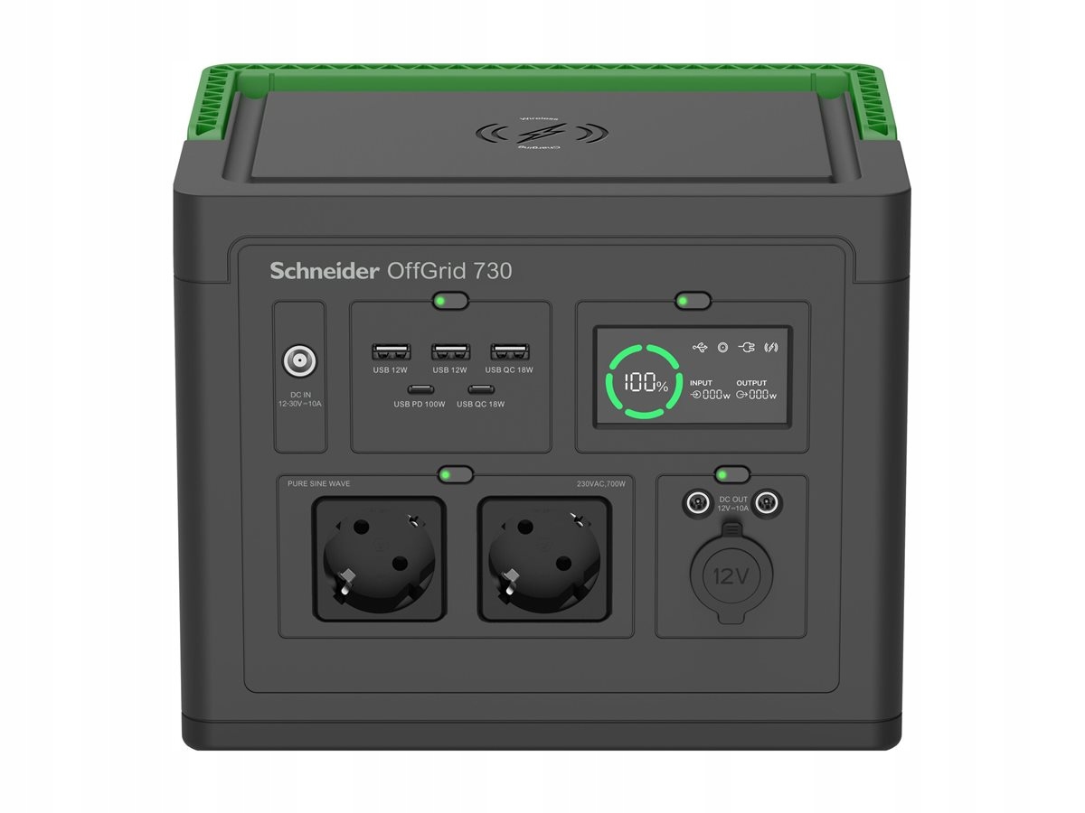 Prenosná napájacia stanica Apc OffGrid 730, 738 Wh, Usb-c, LCD