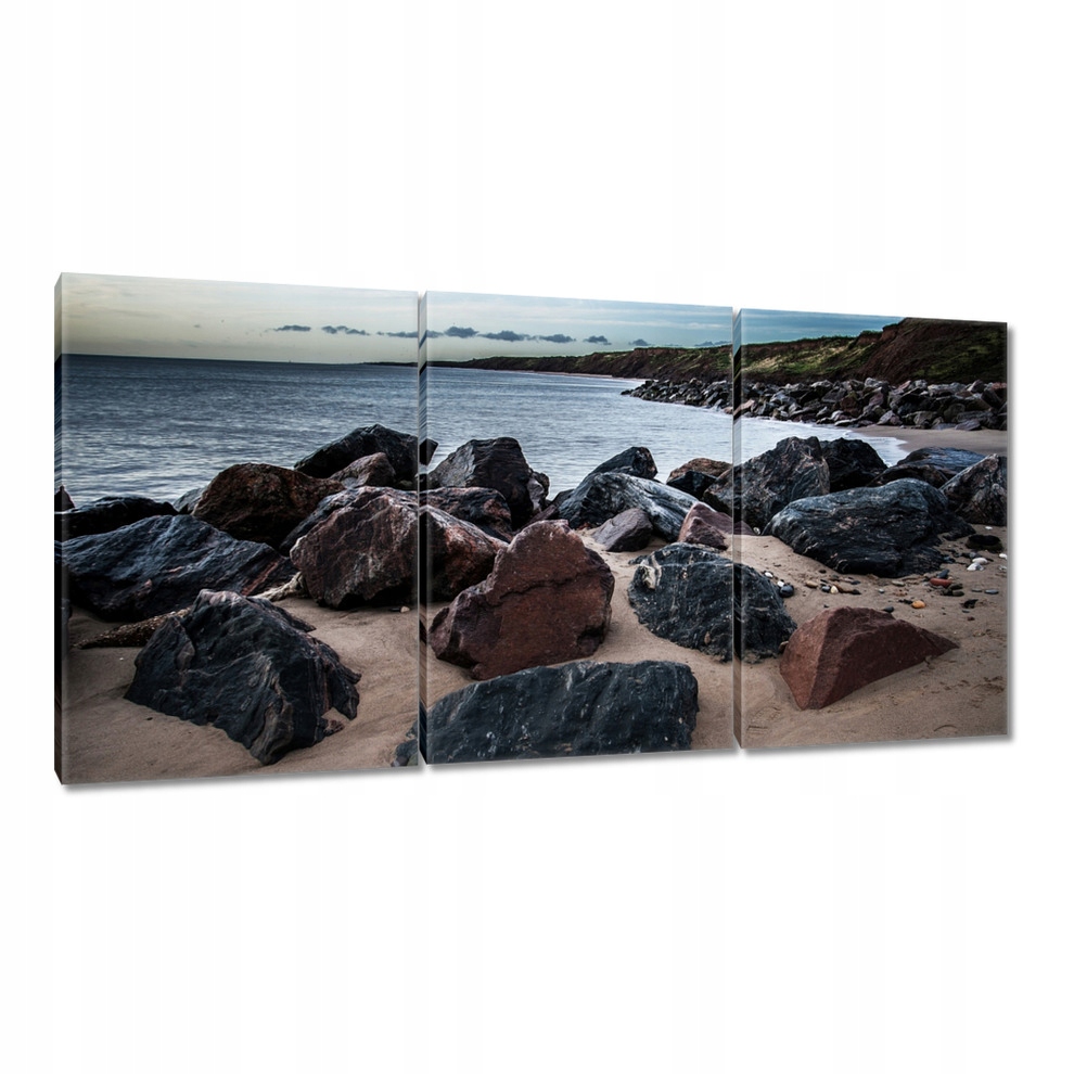 

Obrazy 120x60 Kamienie na plaży