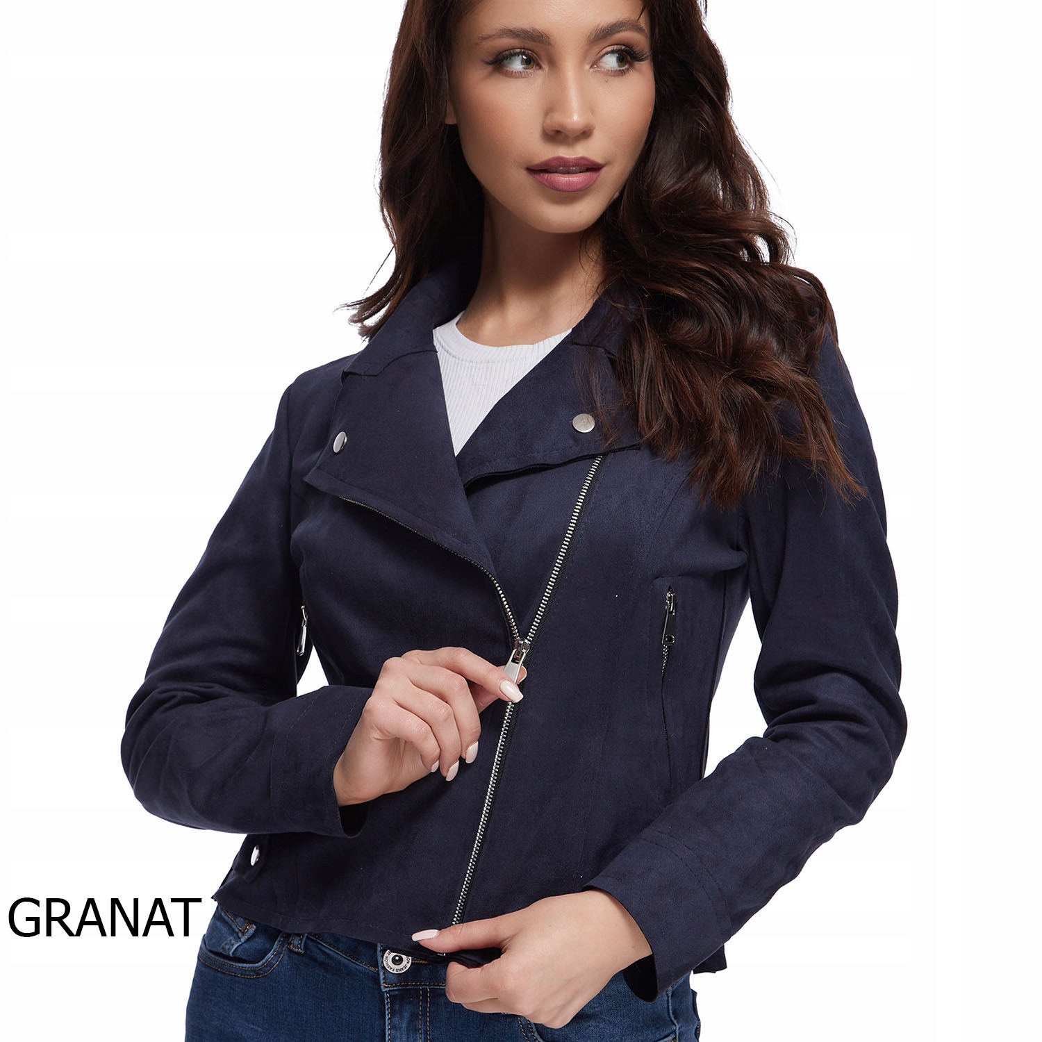 176_ XL/42 _ KURTKA RAMONESKA SKÓRZANA ZAMSZOWA Rodzaj ramoneska