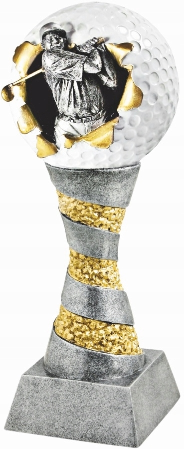 FGX351-S Odlitá soška série X-plode golfový míček W-80 mm, H-215 mm