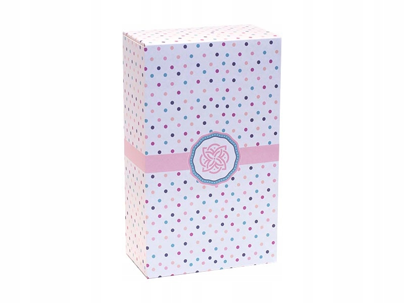 Pudełko 21x12,5x7cm na Ciasta Wypieki Tartaletki nadruk kropeczki 20 sztuk Marka Kram