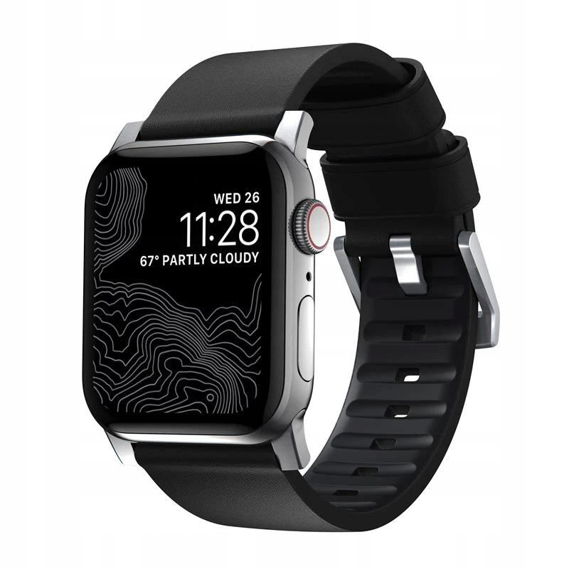 Řemínek pro Apple Watch 42/44/45/49 mm Nomad Active Strap Pro černý