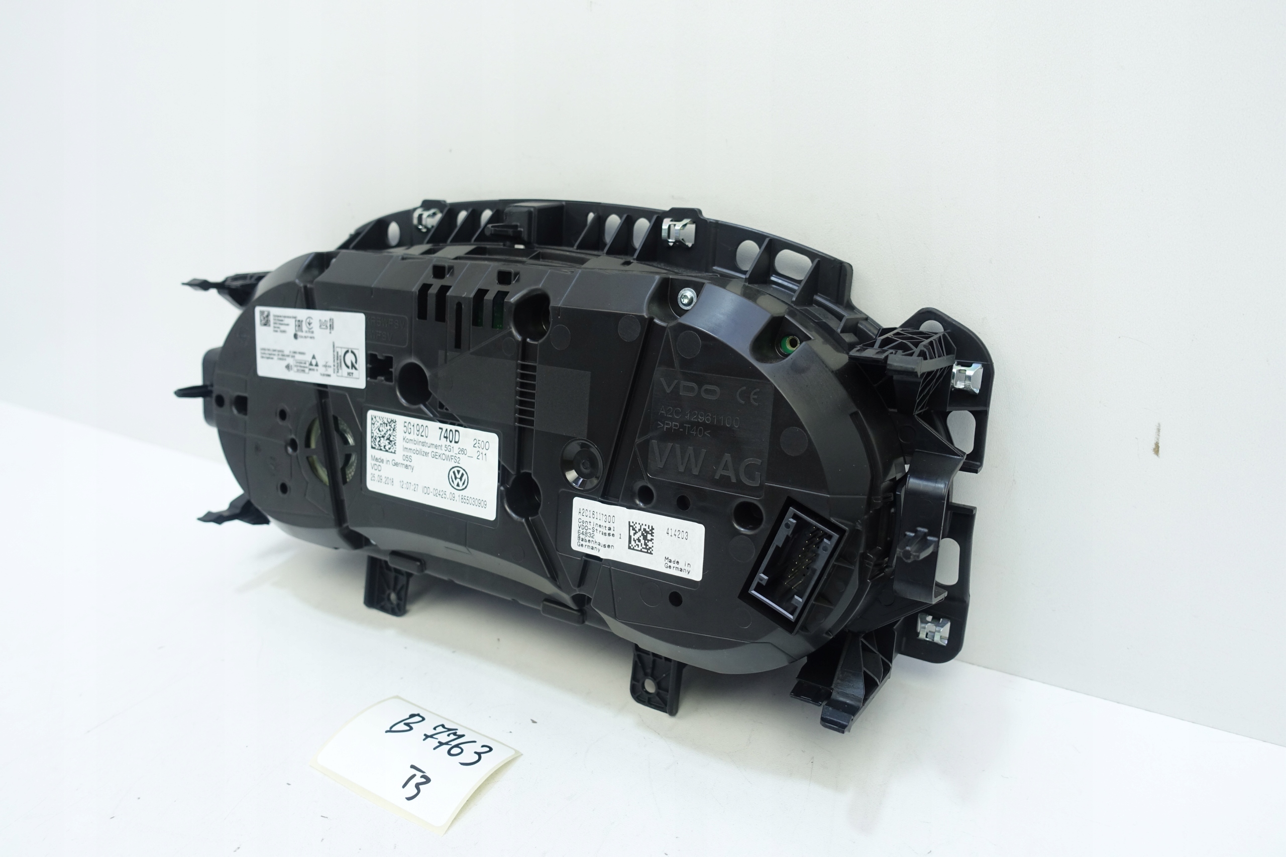 dials dials VW GOLF VII 7 5G 41368KM 5G1920740D
