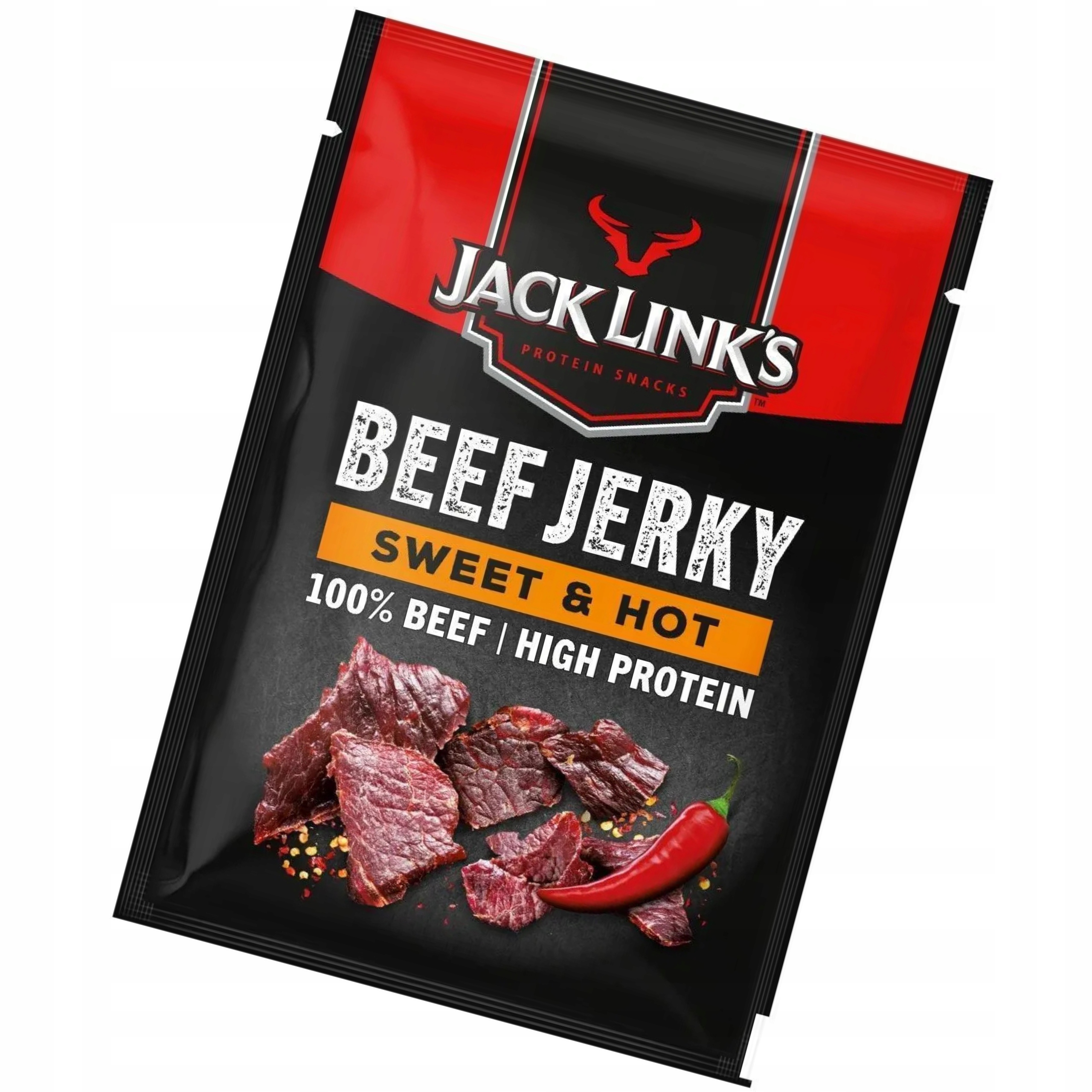 Sušené Hovězí Maso 100% Jack Links Beef Jerky Protein Fit Svačinka 60 g