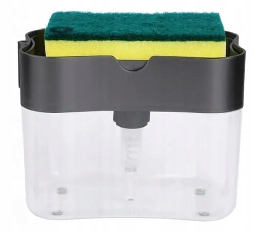 DOZOWNIK NA PŁYN DO NACZYŃ DOZOWANIE BEZPOŚREDNIO DO GĄBKI