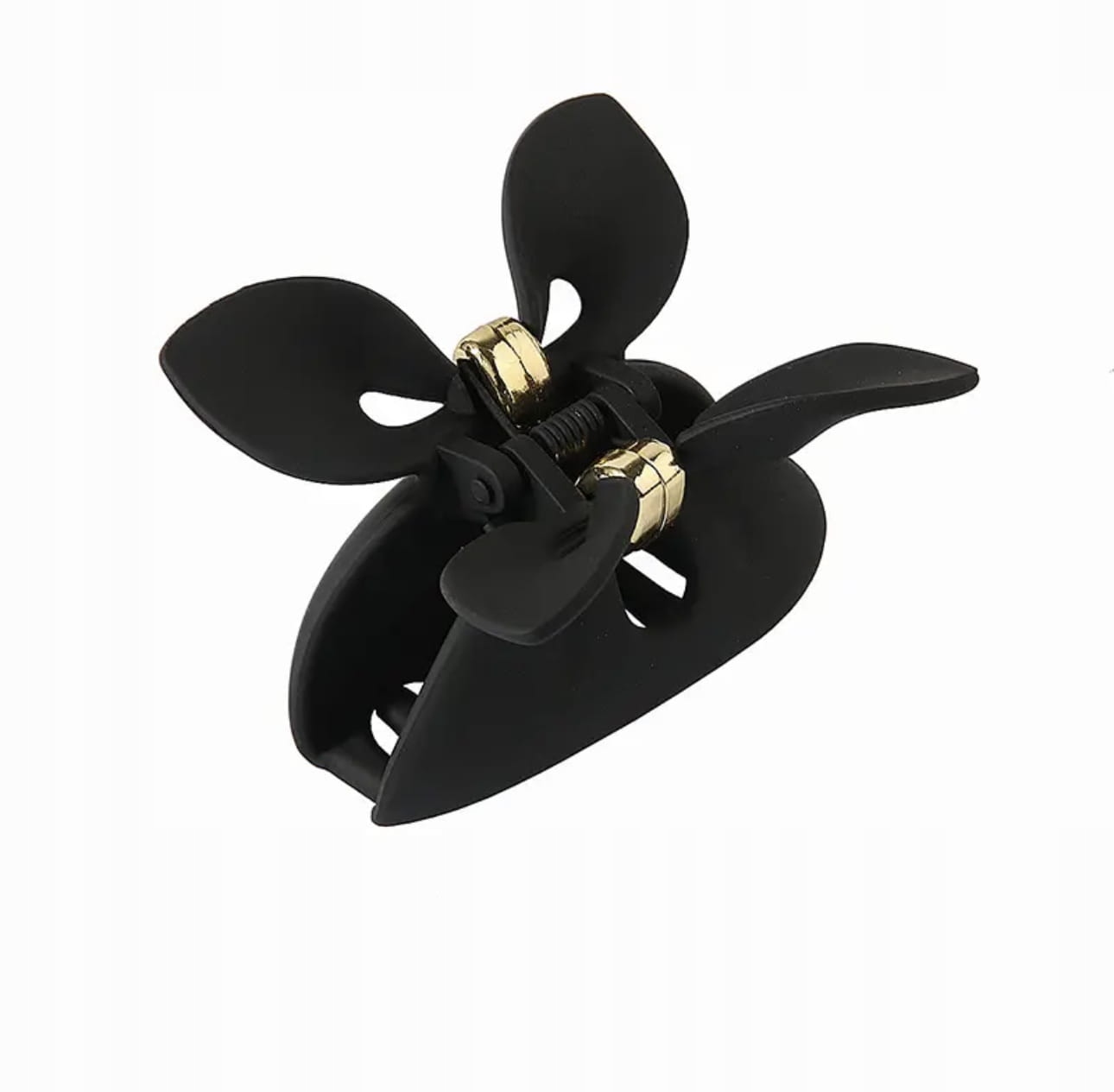 

Spinka do włosów klamra motylek prosta czarna