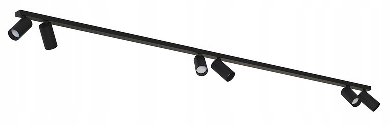 Stropná lampa luster reflektor spot Mono čierna stropné svietidlo čierna Led lišta