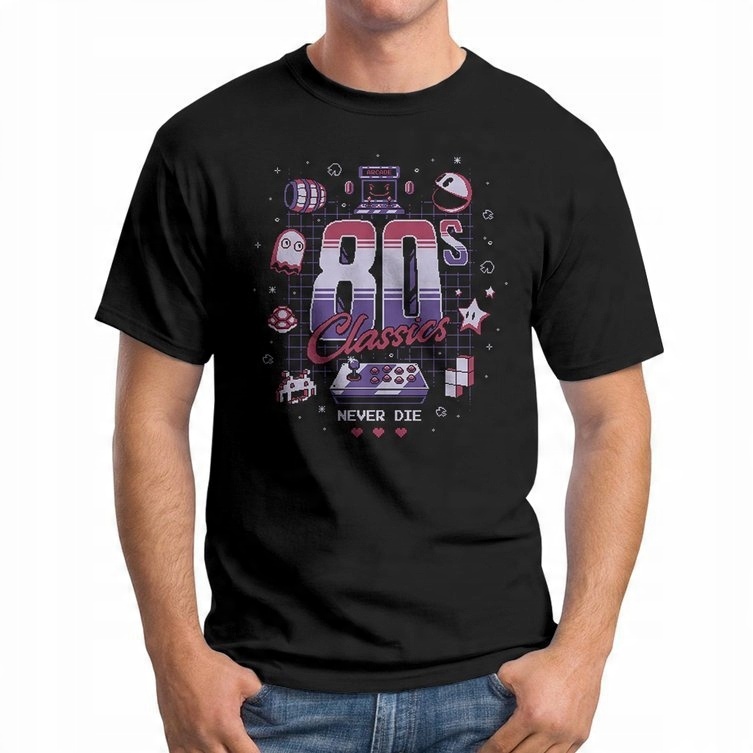 

Koszulka T-Shirt 80's Gaming Classics L