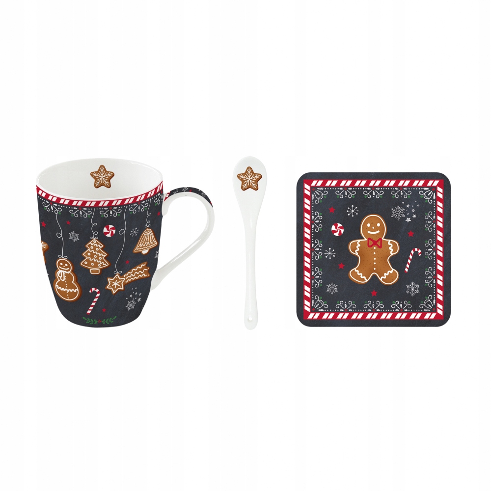 

Kubek Do Kawy Herbaty porcelanowy Podkładka 300 ml