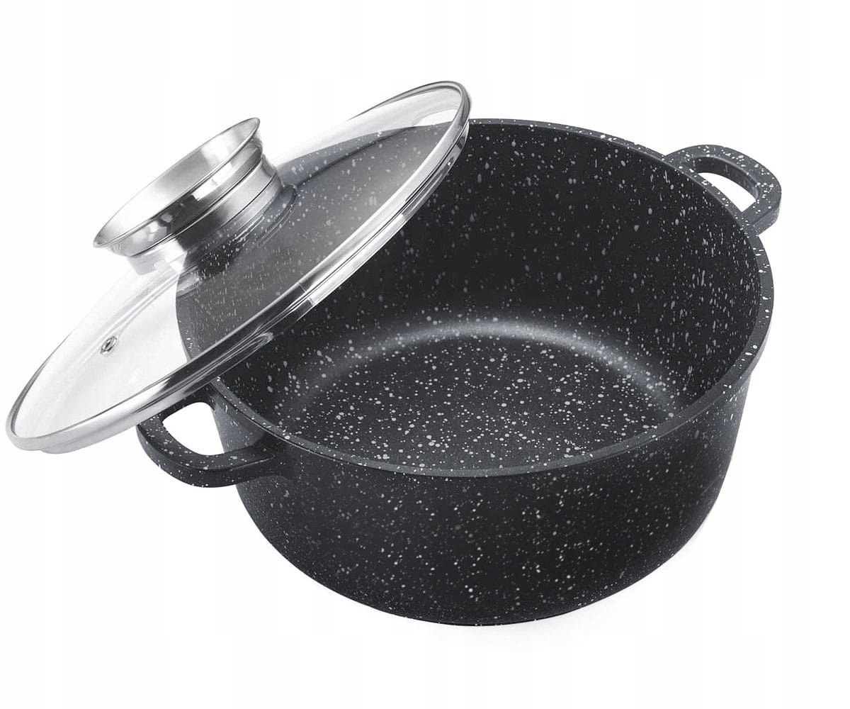 

Garnek kamienny 4.4L 24cm indukcja gaz marmurowy