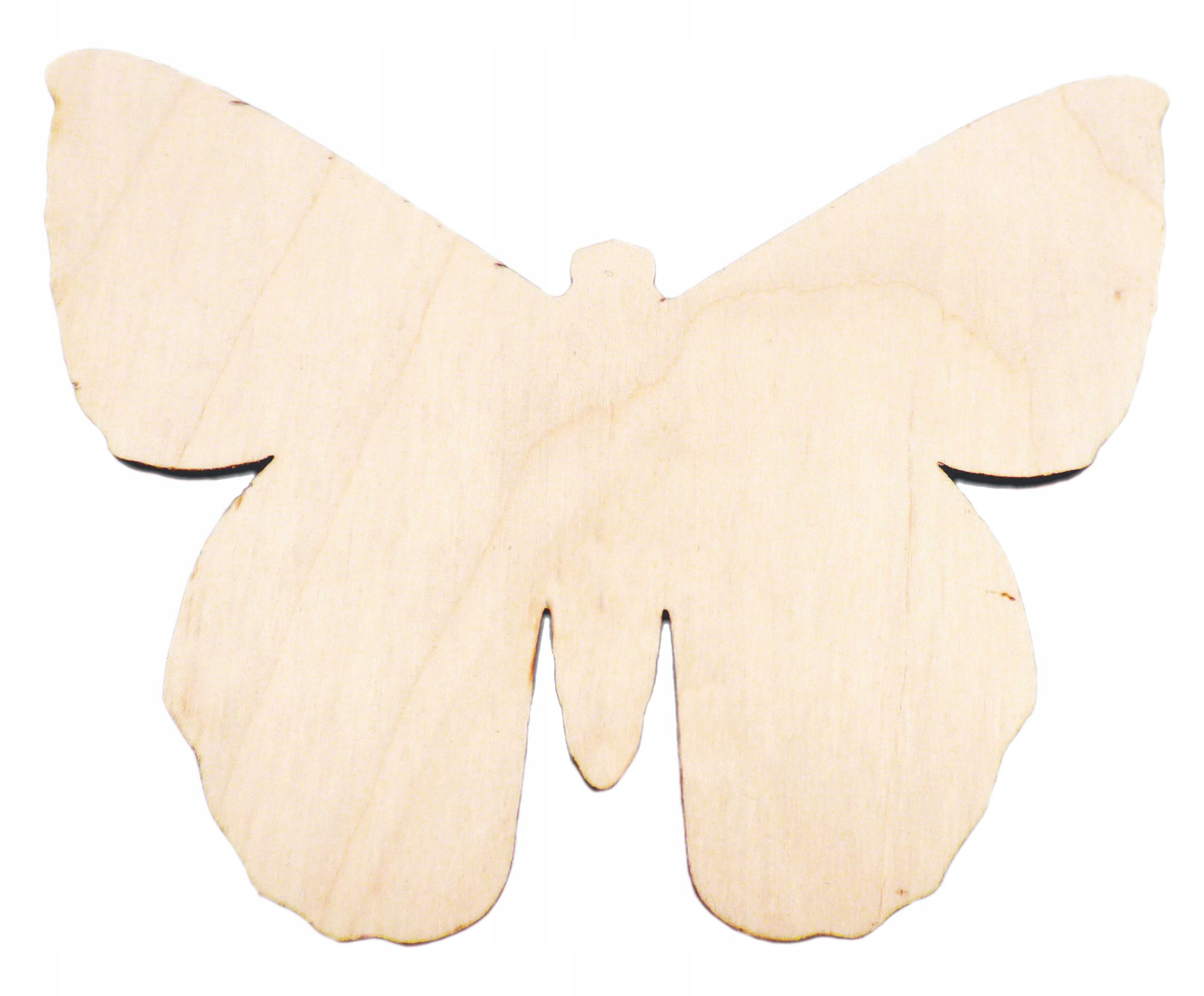 Motyl Ze Sklejki Decoupage, drewniany 10cmX7,5cm