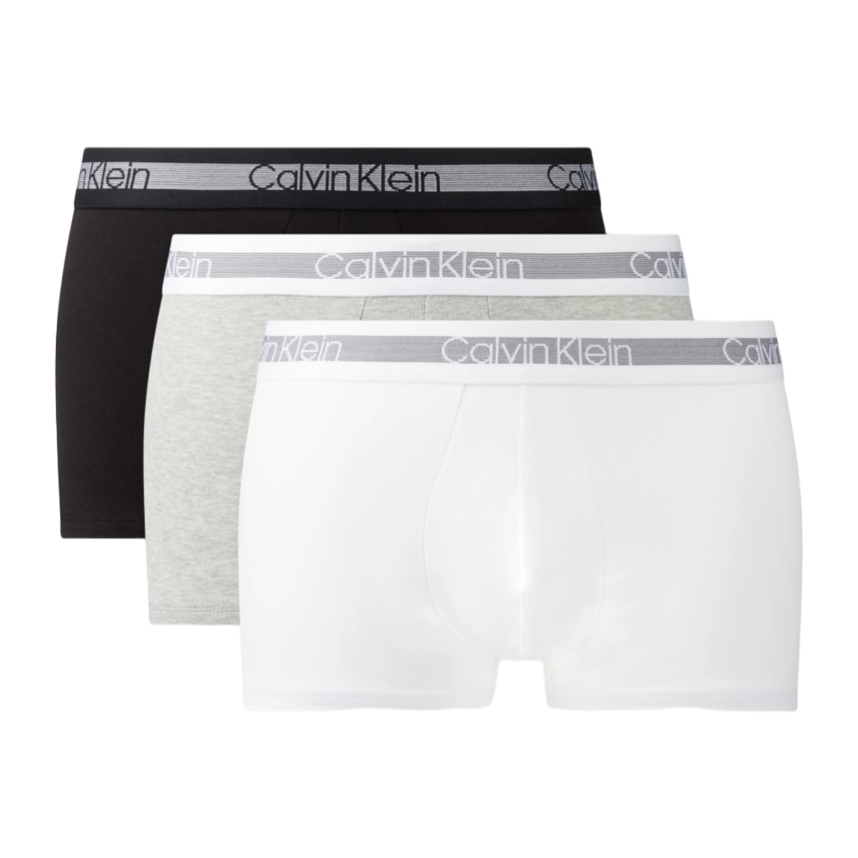 Calvin Klein Cooling Trunk 000NB1799A bavlněné boxerky 3 balení S
