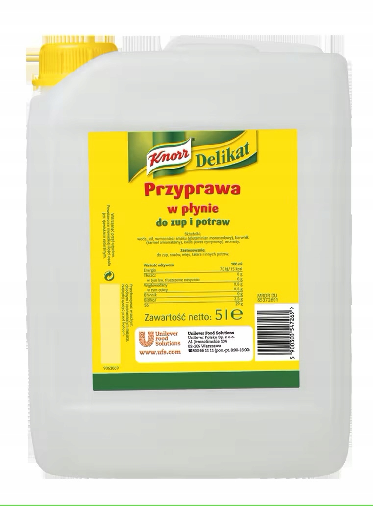 Delikat Przyprawa w płynie Knorr 5 l (6 kg)