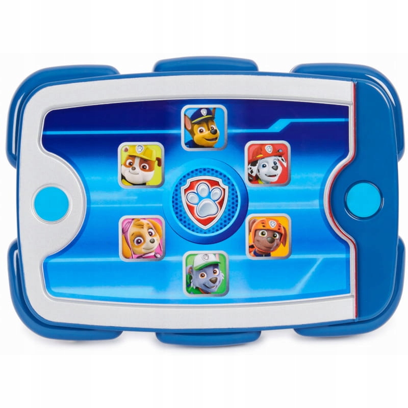 PSI PATROL NIEBIESKI INTERAKTYWNY TABLET RYDERA 7 PRZYCISKÓW WYDAJE DŹWIĘKI Marka Spin Master