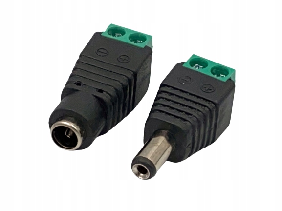 Zestaw złączek gniazd wtyk DC 2,1 x 5,5 mm Typ inny