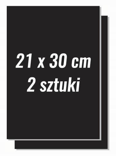 

Folia samoprzylepna Arkusz A4 2szt Czarna