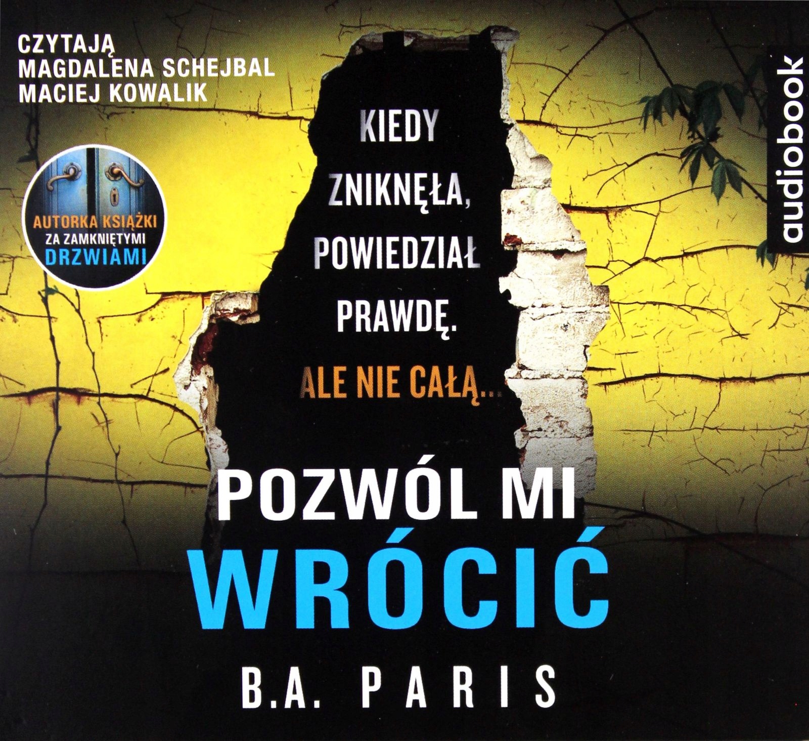 POZWÓL MI WRÓCIĆ - B. A. PARIS [AUDIOBOOK]