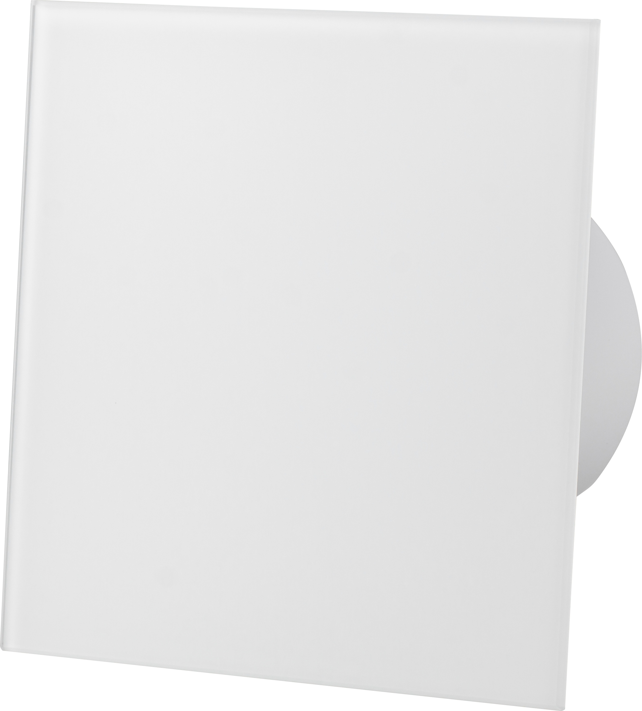 

Kratka wentylacyjna 150x150mm biały połysk szkło
