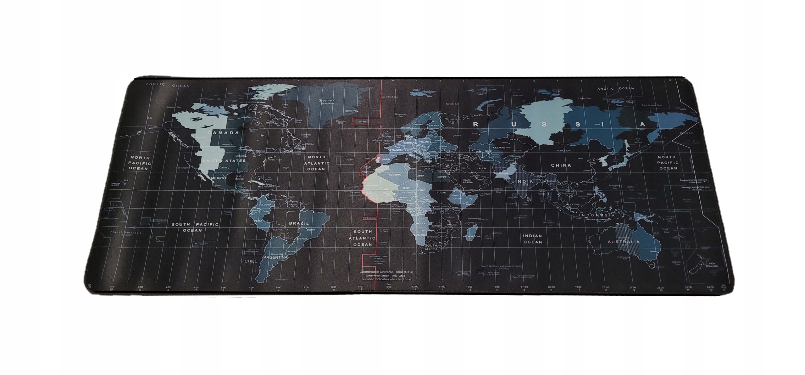 

#1215 Mata neoprenowa podkład biurko 30x80cm mapa