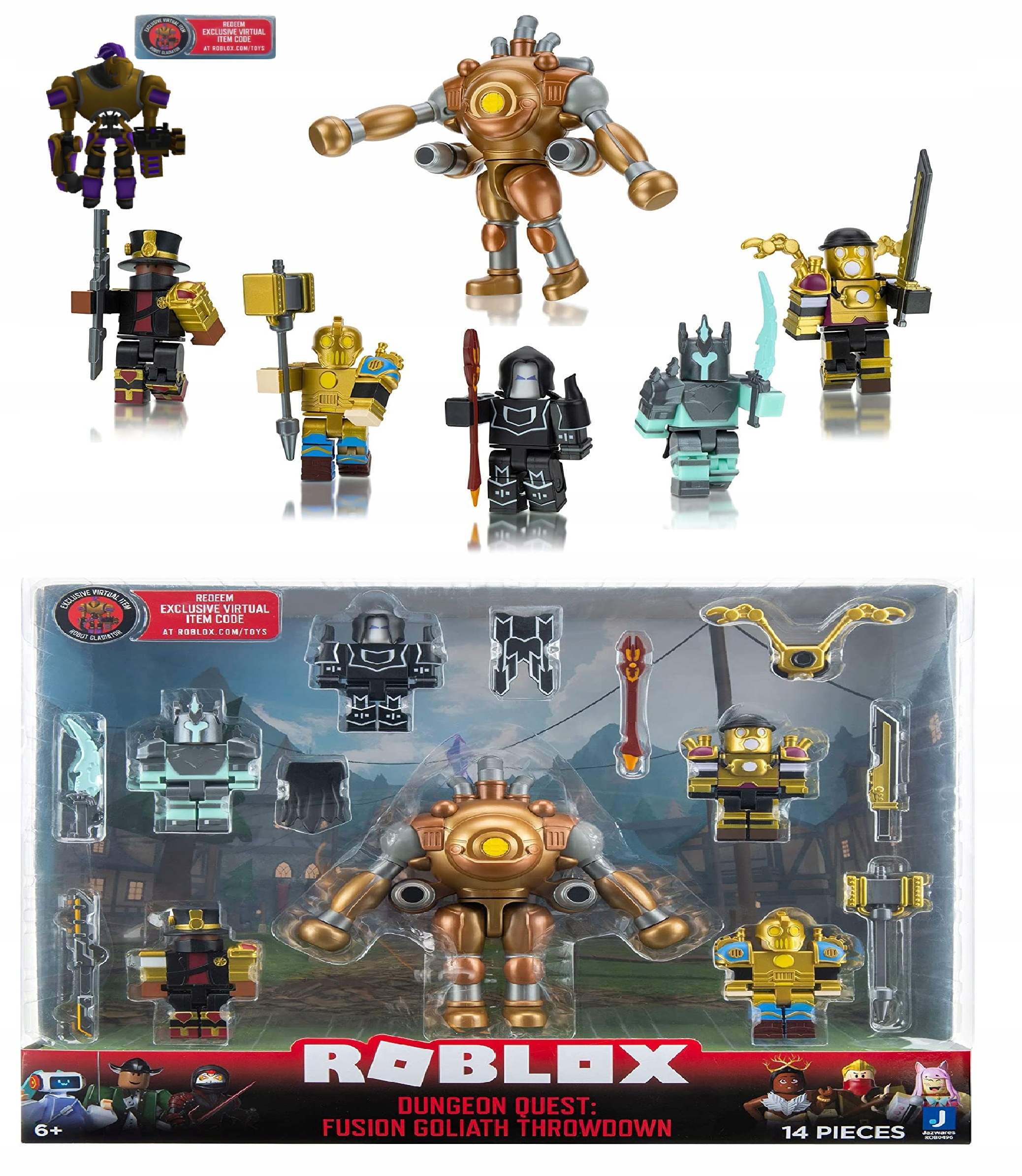 

Roblox Dungeon Quest Figurki Jazwares +kod Do Gry