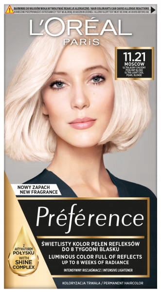 

Loreal Preference Farba 11.21 Moscow
