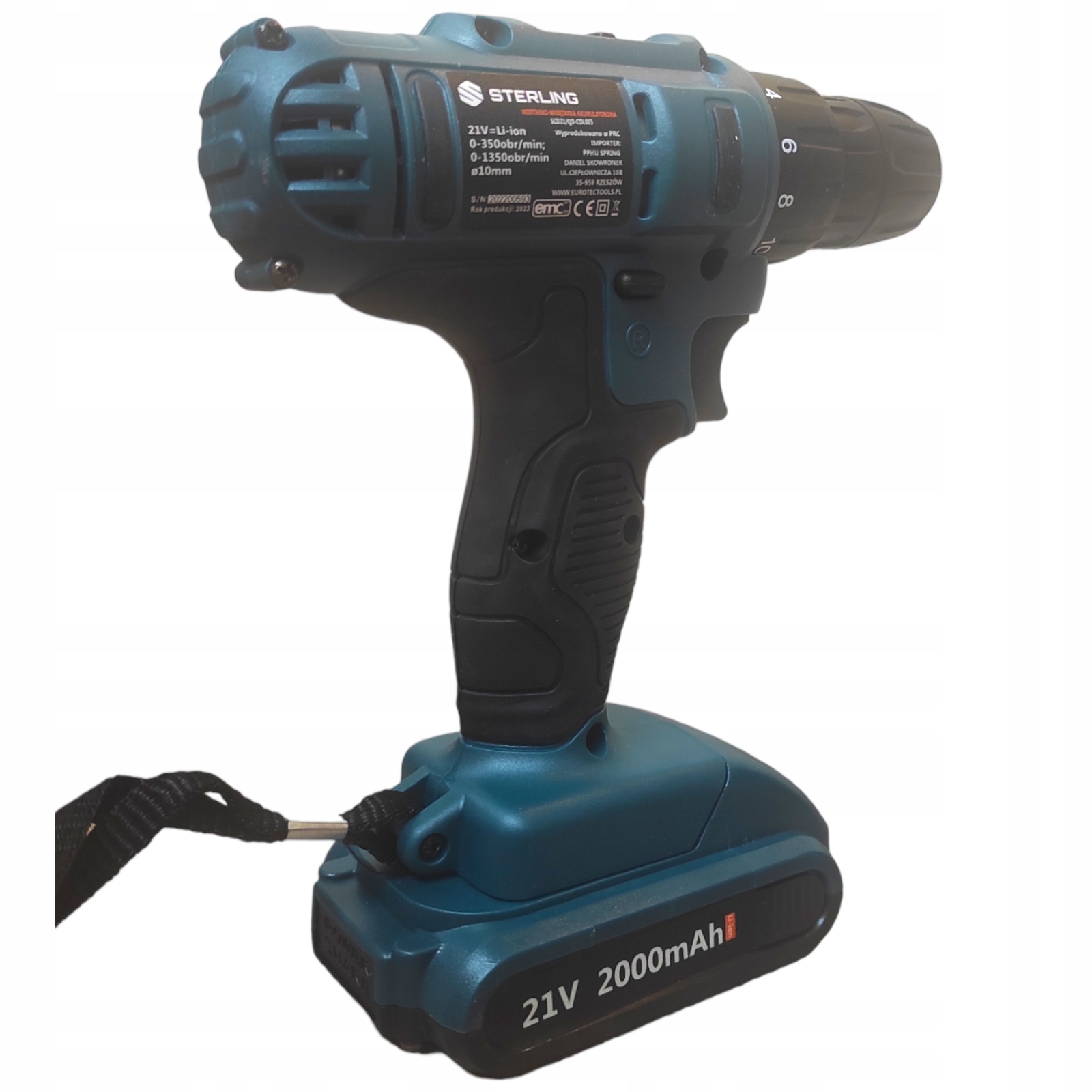 WKRĘTARKA WIERTARKO WKRĘTARKA AKUMULATOROWA 21V LED 2x AKUMULATOR + ZESTAW Marka inna