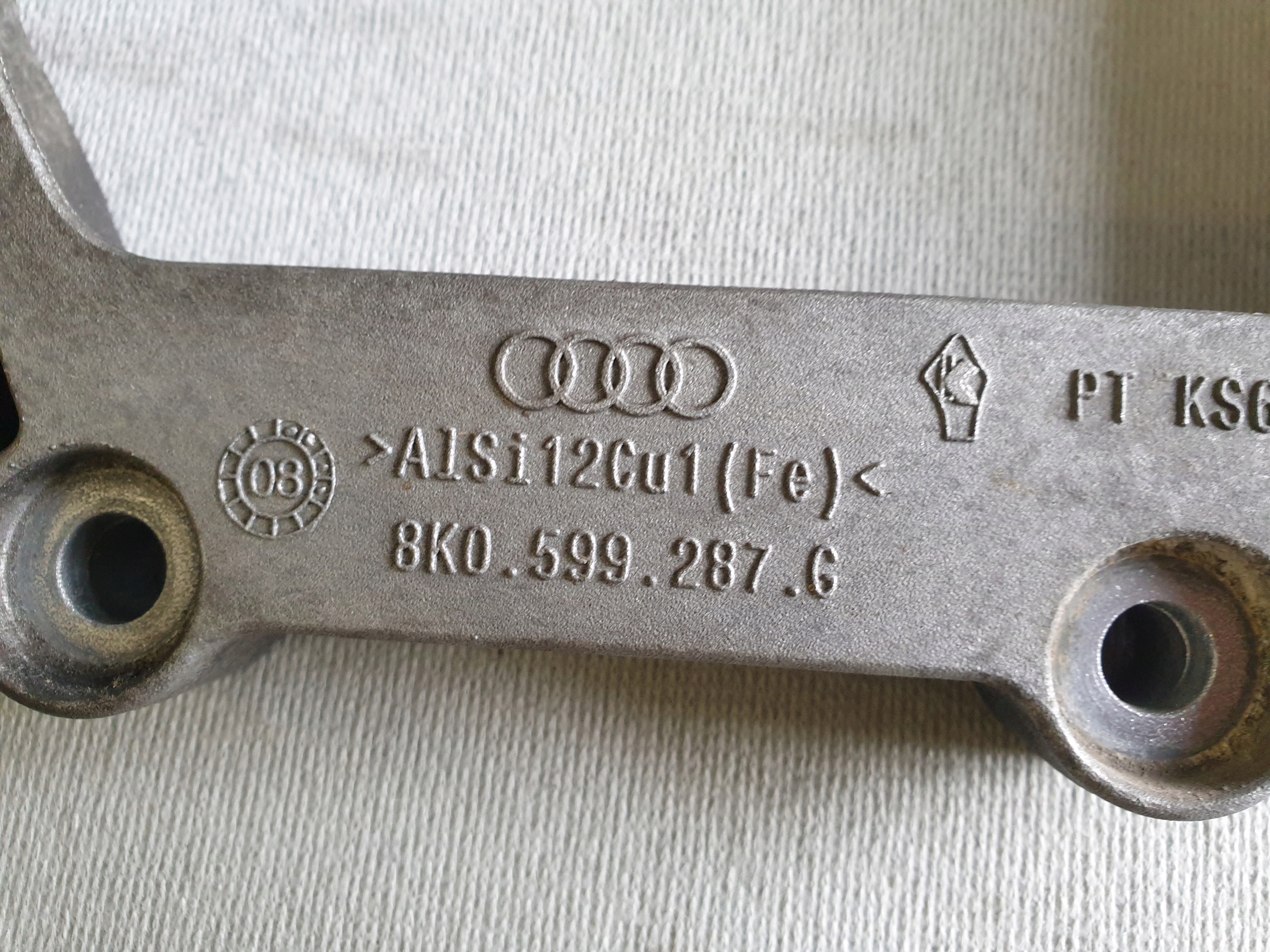 Support DYFRA Support plaque AUDI A4 B8 2008- 8K0599287G