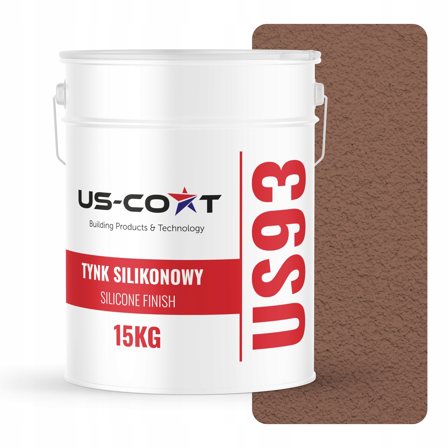 Silikónová Fasádna Omietka Hnedá F516 15KG Baranek Granulácia 2.0 mm