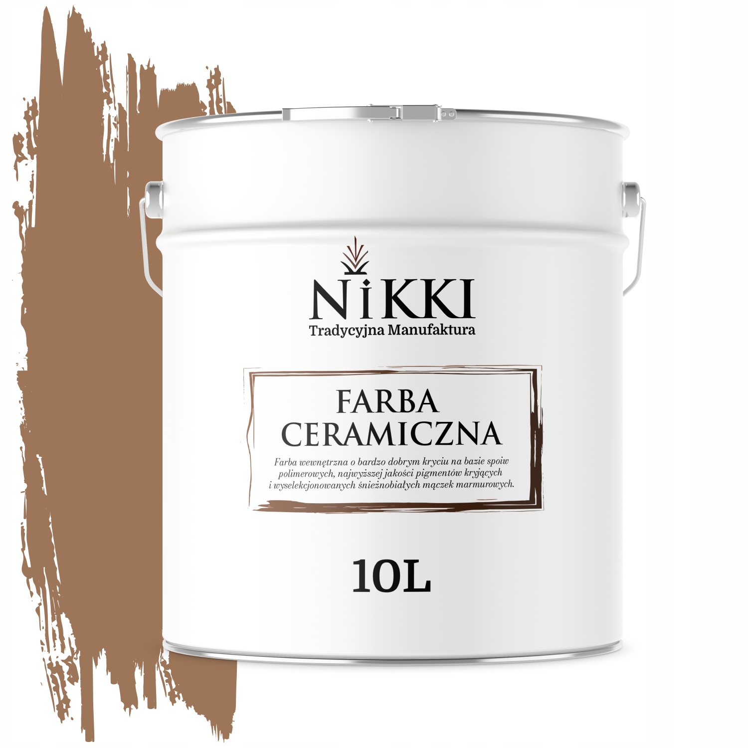 Keramická Farba Na Steny Hnedá H5018 Hlboká Matná Na Steny 10 L