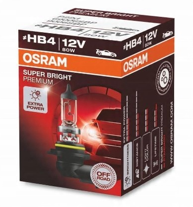 

Osram HB4 12V 80W P22d Bright Premium 1 szt.
