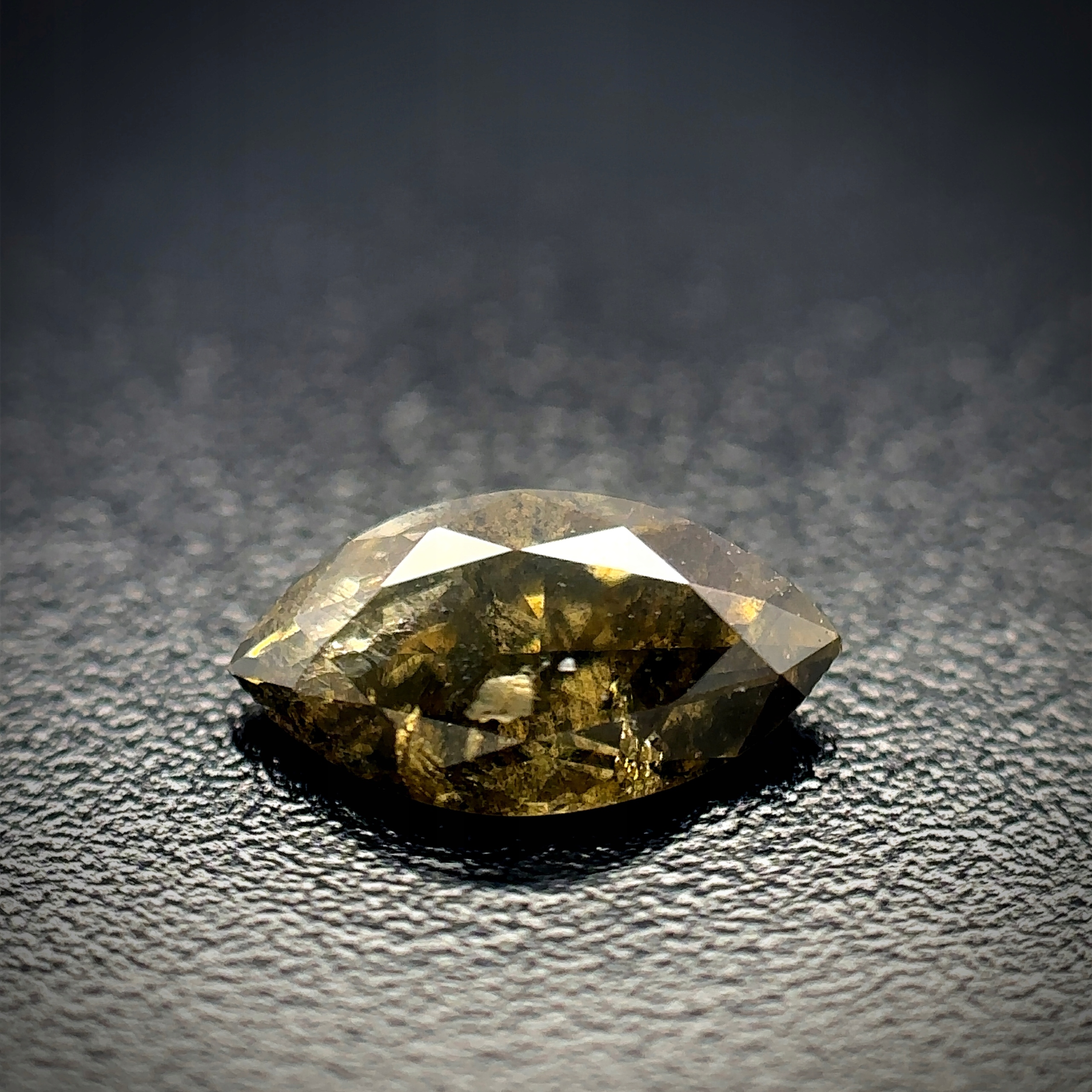 Přírodní Diamant 0.35ct Žlutá Markýza I2 Certifikát Algt