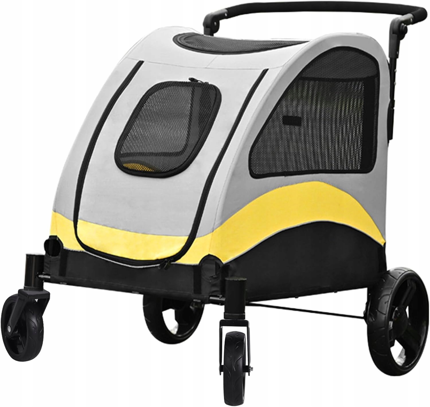 BingoPaw Kočárek pro velké psy do 42 kg Velikost L 100 x 112 x 74 cm