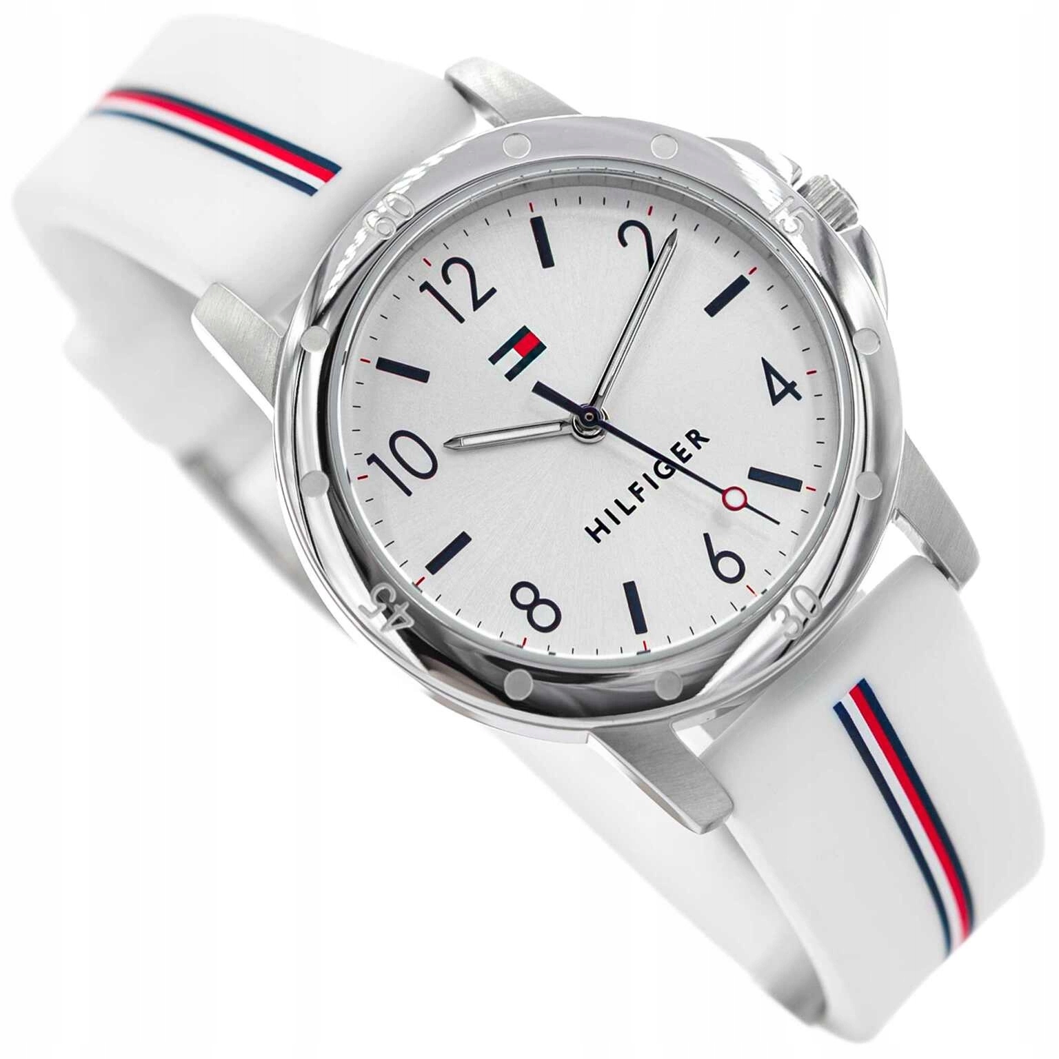 Dětské Hodinky Tommy Hilfiger 1720014 Kids Bílé S Pohodlným Řemínkem