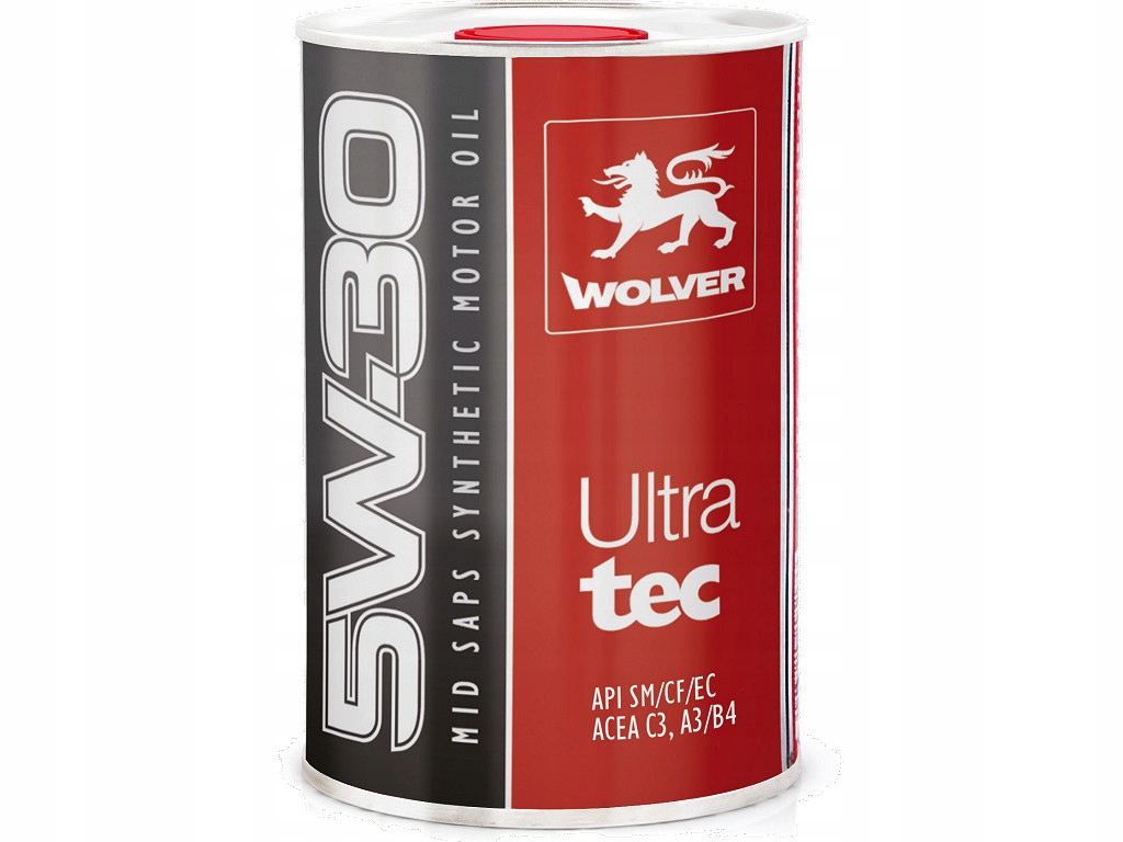 

Olej silnikowy Wolver UltraTec 5W-30 1L