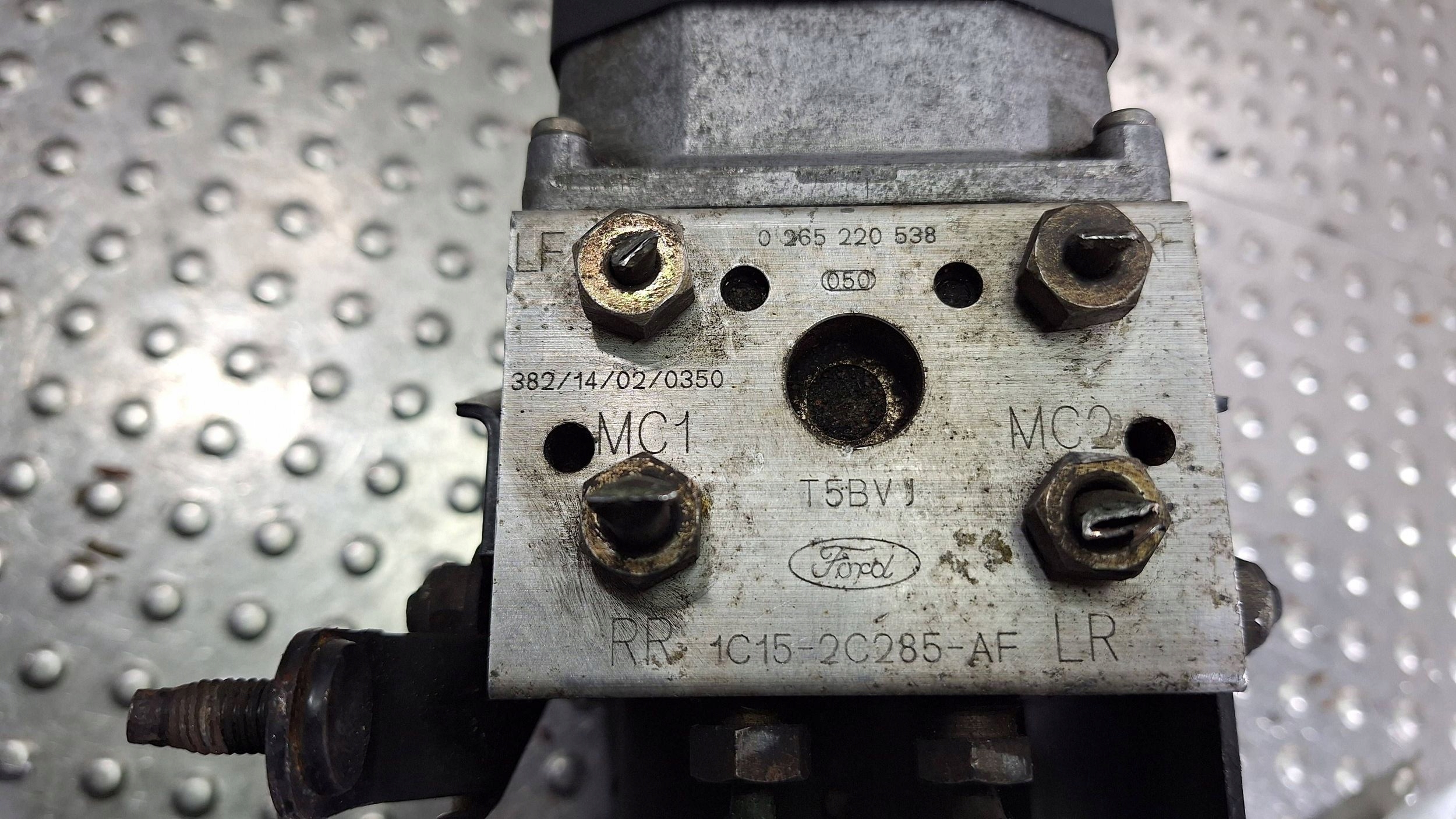 pump control unit ABS 1C15-2C285-AF 0265220538 FORD TRANSIT MK6