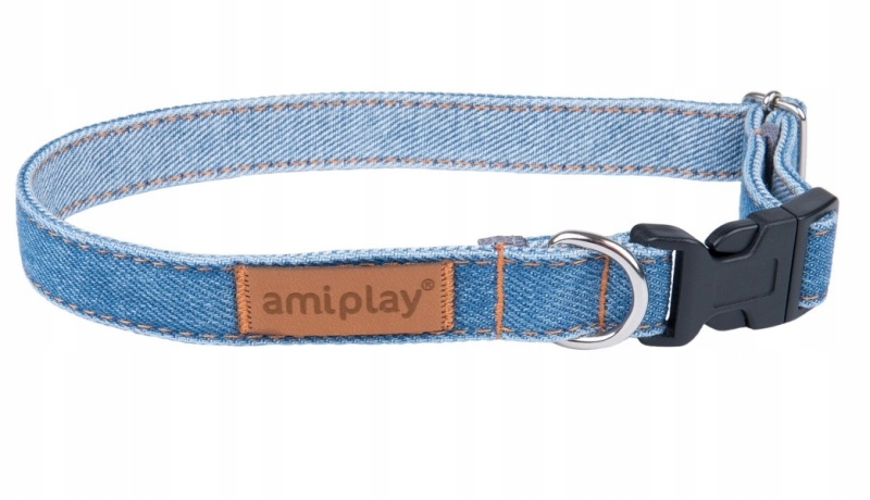 

Ami Play Obroża Denim Regulowana Psa 35-50cm L