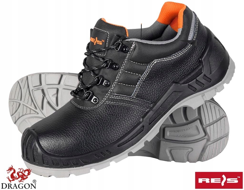 Buty robocze półbuty skórzane Titan typ S3 Nosek kompozytowy Lekkie r. 45