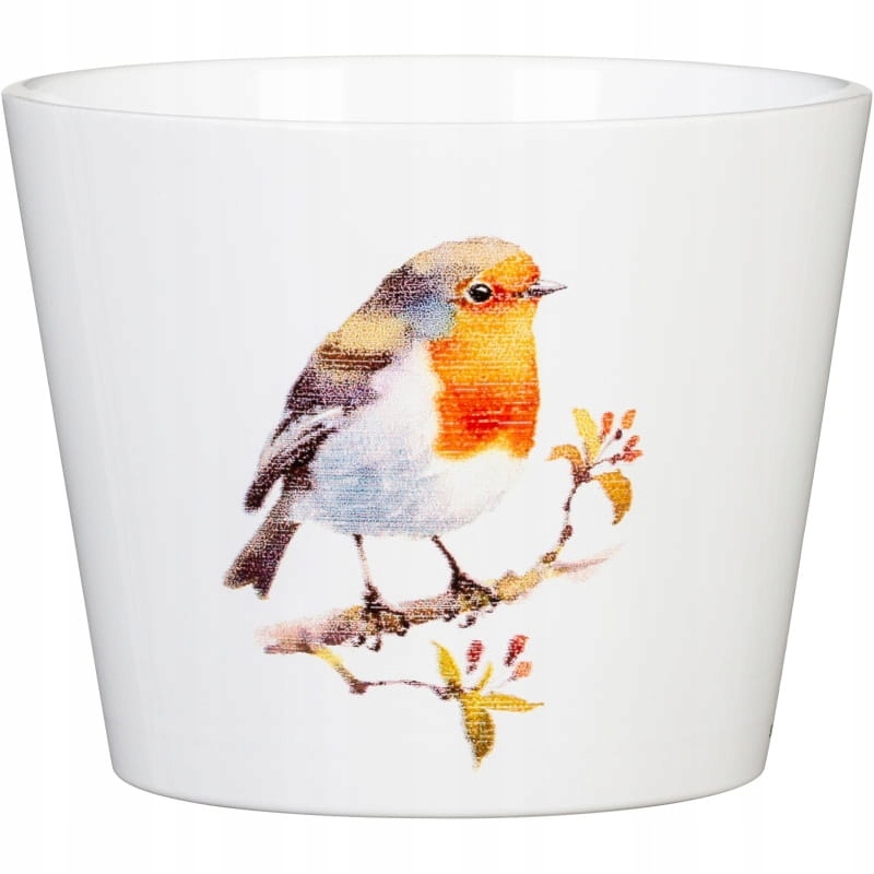 Osłonka na doniczkę Scheurich 778 Red Bird rudzik 12